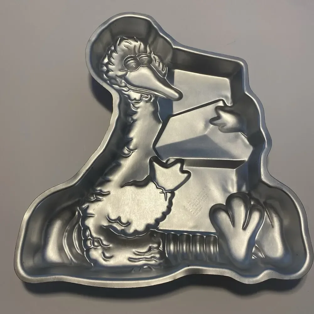 Vintage 1978 Wilton Big Bird Cake Pan #502-2065 Muppets Sesame Street Aluminum